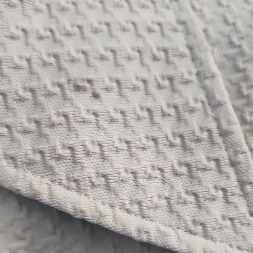 Beige Textured Button-Up Jacket - Picture 8 of 9